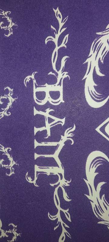 Hand signed Bam Magera Heart foundation Velvet skate board.