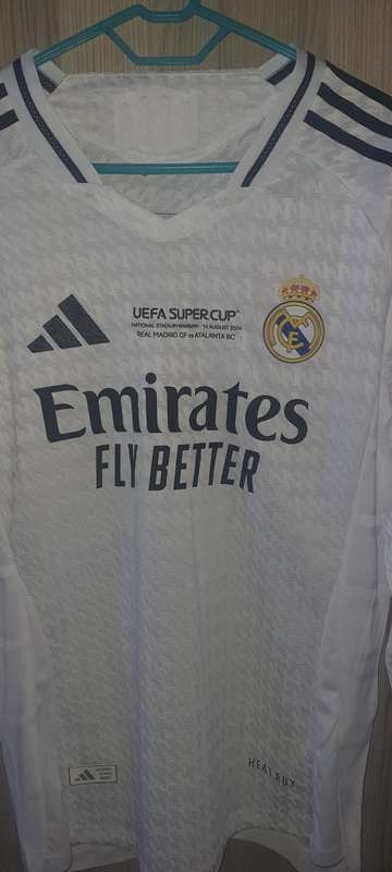 Real Madrid Player Issue Uefa Super cup Long sleeve jersey