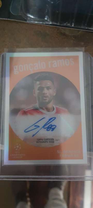 2022-23 Topps Chrome UEFA GONCALO RAMOS AUTO 1959 Topps Autographs (1:430)