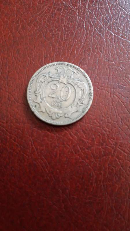 Austria  20 heller  1894