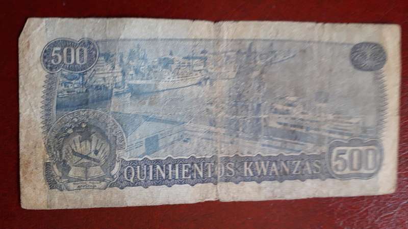 Angola  500 Kwanzas  1976
