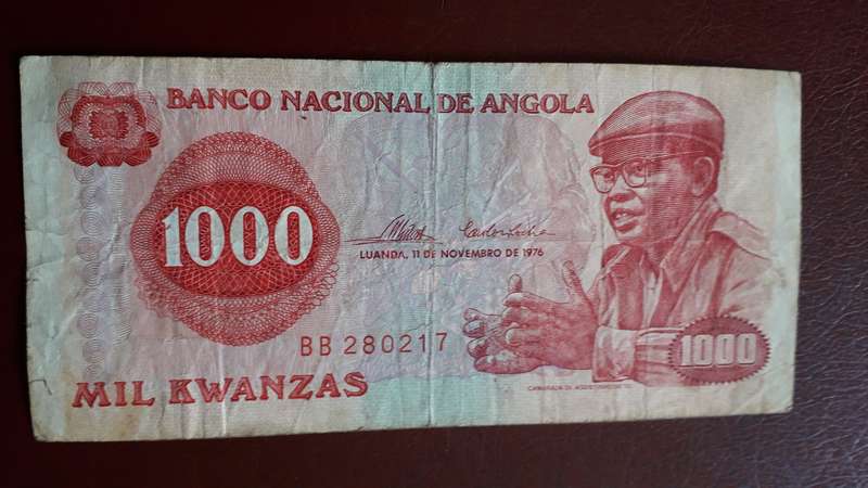 Angola  1000 Kwanzas  1976