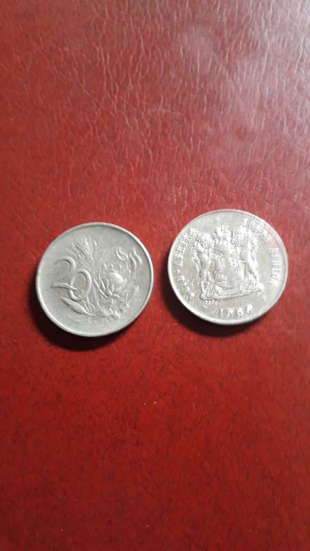 RSA  20 Cent 1989
