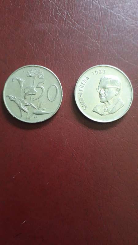 RSA  50 cent  1968 A