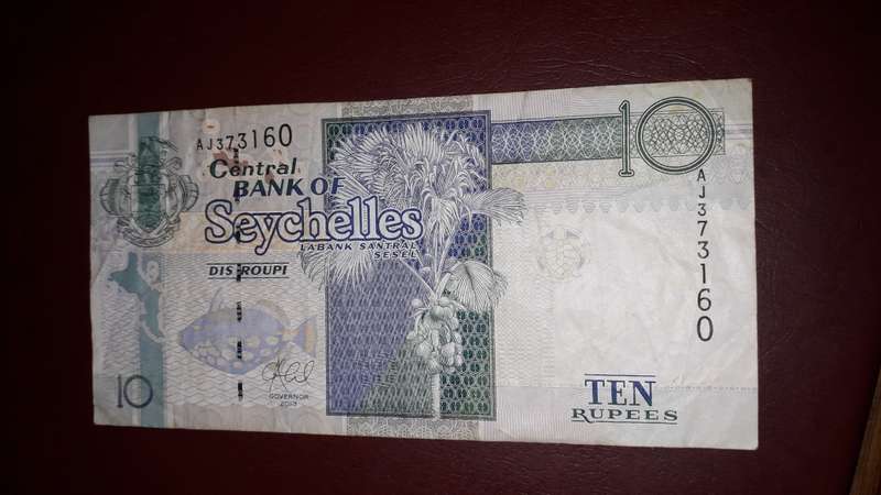 Seychelles  10 Rupees 2013