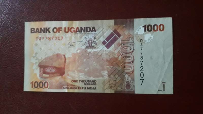 Uganda  1000 Shillings 2017