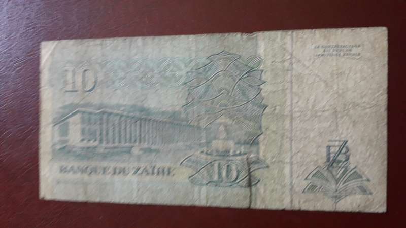Zaire  10 Zaire's  1993