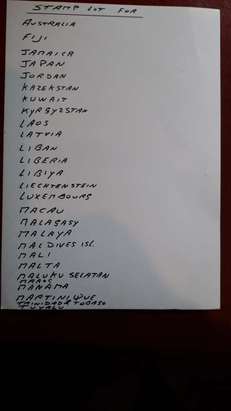 Lietuva  stamp combo selection