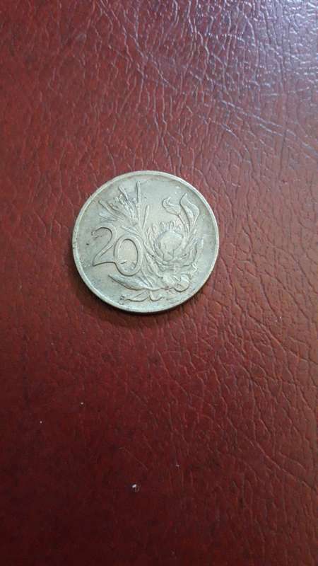 RSA  20 Cent 1977