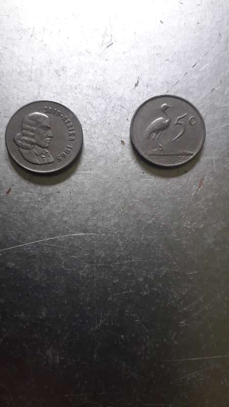 RSA  5 Cent 1965 A