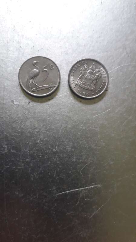 RSA  5 Cent 1986  UNC