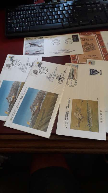 Stamps + FDC combo  RSA + Desk clearing + extras