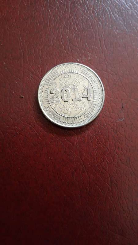 Zimbabwe  50 Cent Bond Coin 2014