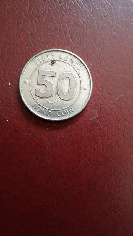 Zimbabwe  50 Cent Bond Coin 2014