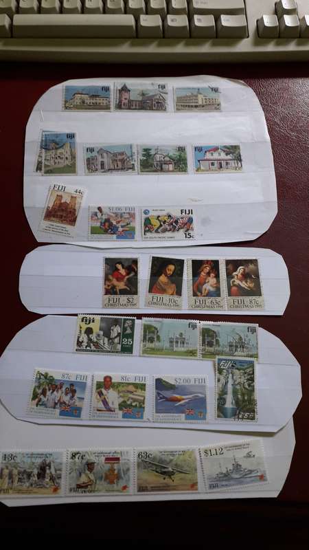 Fiji  stamp combo selection