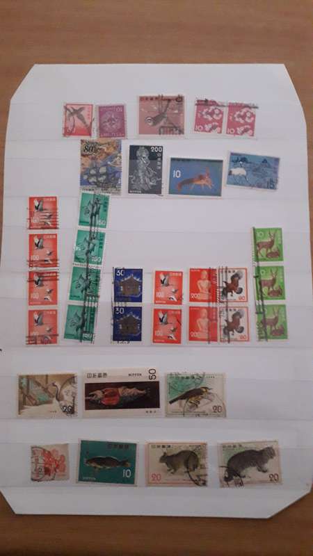 Japan  stamp combo selection