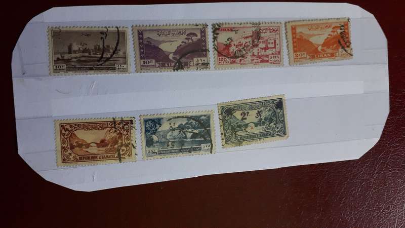 Liban stamp combo selection