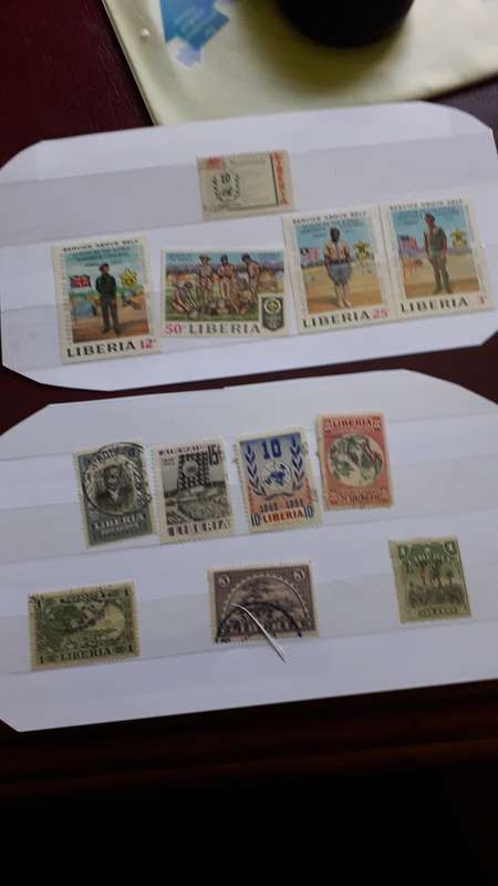 Liberia  stamp combo selection