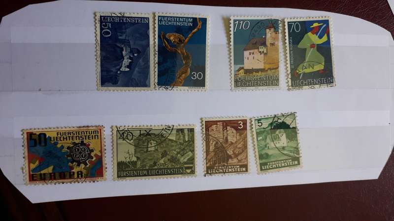Liechtenstein  stamp combo selection