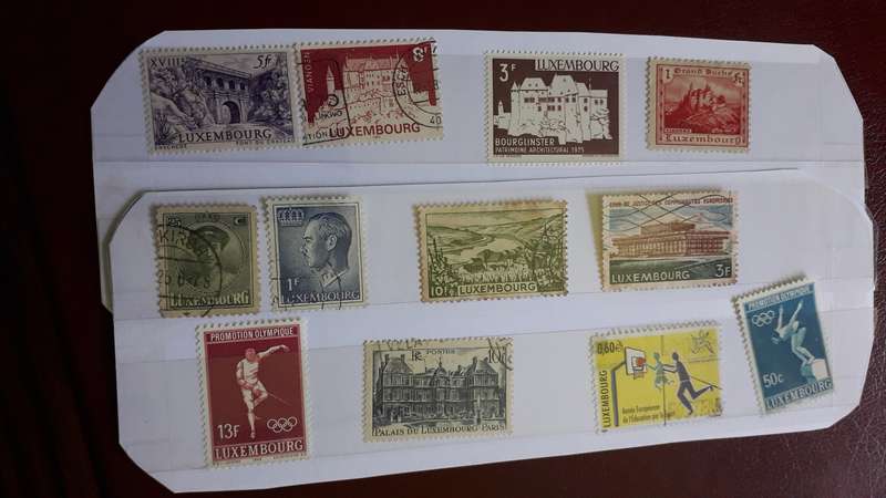 Luxembourg  stamp combo selection