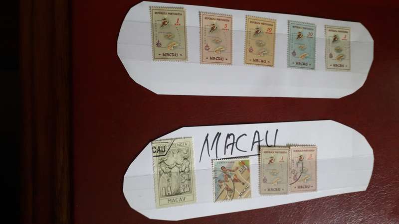 Macau stamp combo selection