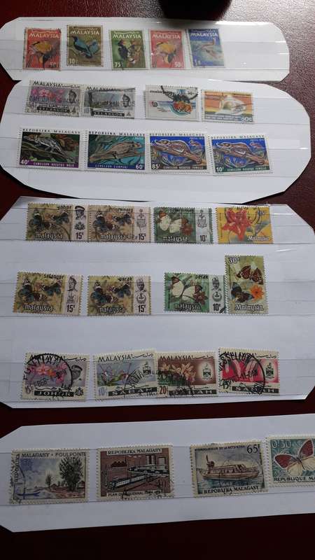 Malagasy stamp combo selection
