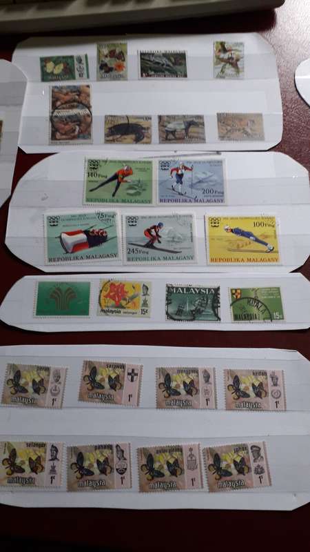 Malagasy stamp combo selection