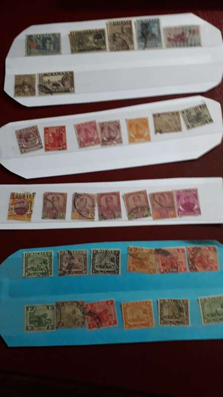 Malaya stamp combo selection