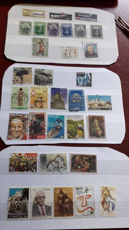 Malta stamp combo selection
