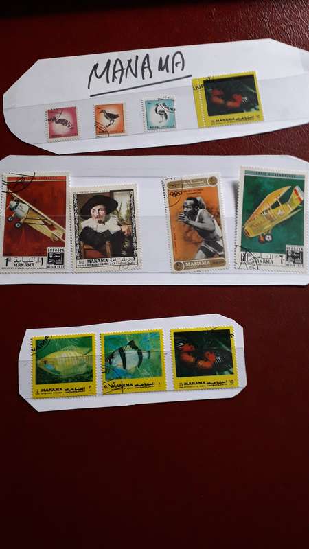 Manama  stamp combo selection