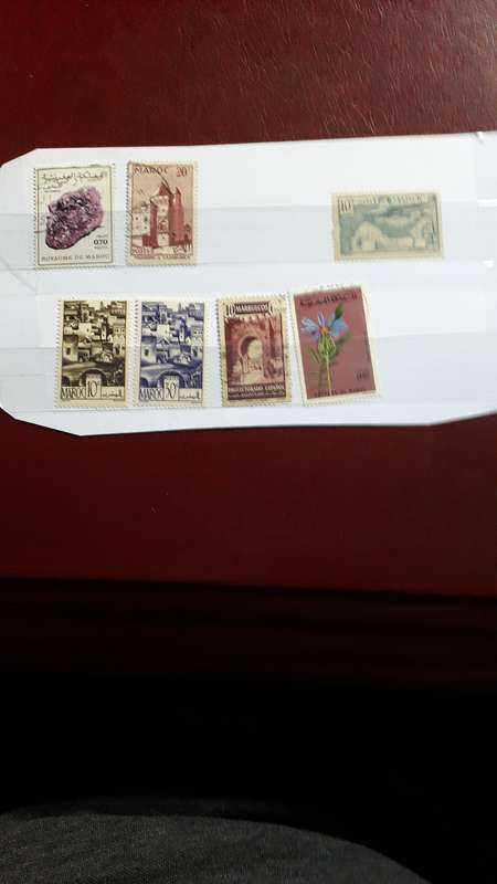 Maroc  stamp combo selection