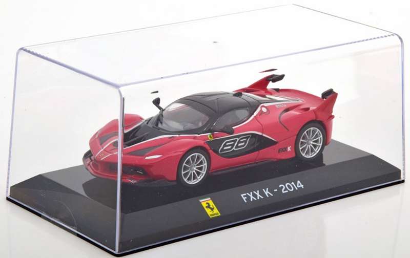 Ferrari FXX K 2014 red/black 1/43 IXO/Altaya NEW+boxed #6016 instant wheels