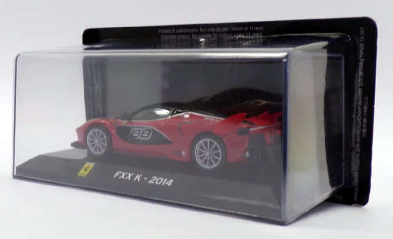 Ferrari FXX K 2014 red/black 1/43 IXO/Altaya NEW+boxed #6016 instant wheels