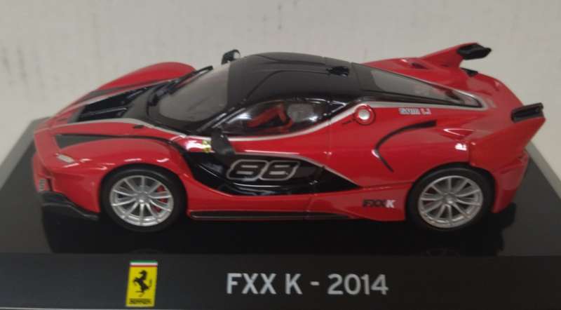 Ferrari FXX K 2014 red/black 1/43 IXO/Altaya NEW+boxed #6016 instant wheels