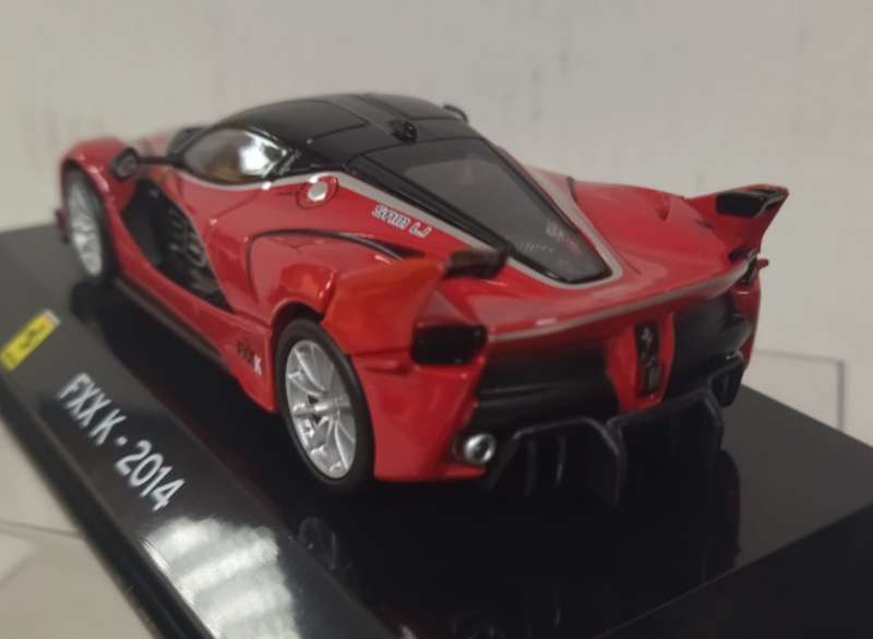 Ferrari FXX K 2014 red/black 1/43 IXO/Altaya NEW+boxed #6016 instant wheels