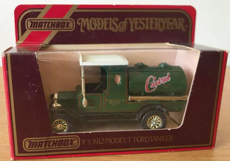 Ford Model T, Castrol Tanker 1912 green 1/43 Matchbox/MOY-Y3 NEW+boxed #6063 instant wheels