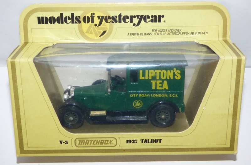 Talbot 1927 Lipton's Tea Van green 1/43 Matchbox/MOY-Y5 NEW+boxed #6064 instant wheels