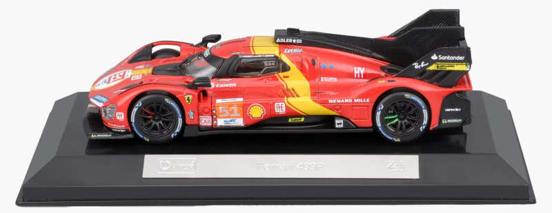 Ferrari 499P 3.0 Turbo V6  24h LeMans 2023 red 1/43 Bburago LeMans NEW+boxed  #6096 instant wheels