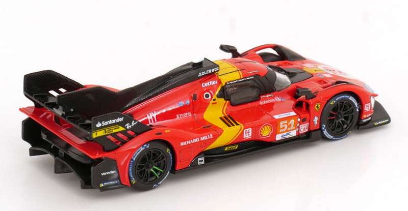 Ferrari 499P 3.0 Turbo V6  24h LeMans 2023 red 1/43 Bburago LeMans NEW+boxed  #6096 instant wheels