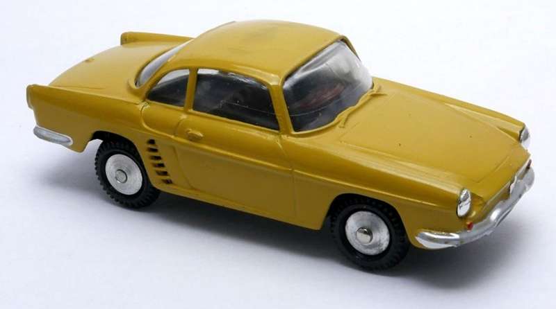 Renault Floride (Caravelle) Coupe 1958/1968 gold 1/43 Dinky (543) NEW+boxed #6108 instant wheels
