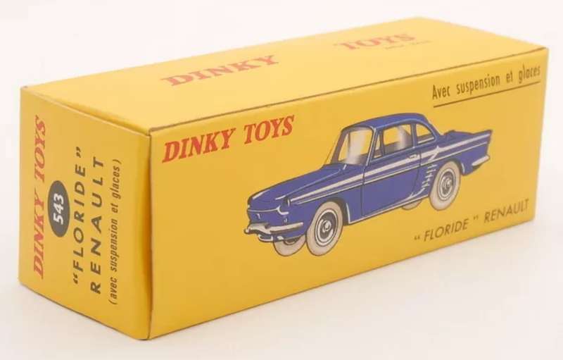 Renault Floride (Caravelle) Coupe 1958/1968 gold 1/43 Dinky (543) NEW+boxed #6108 instant wheels