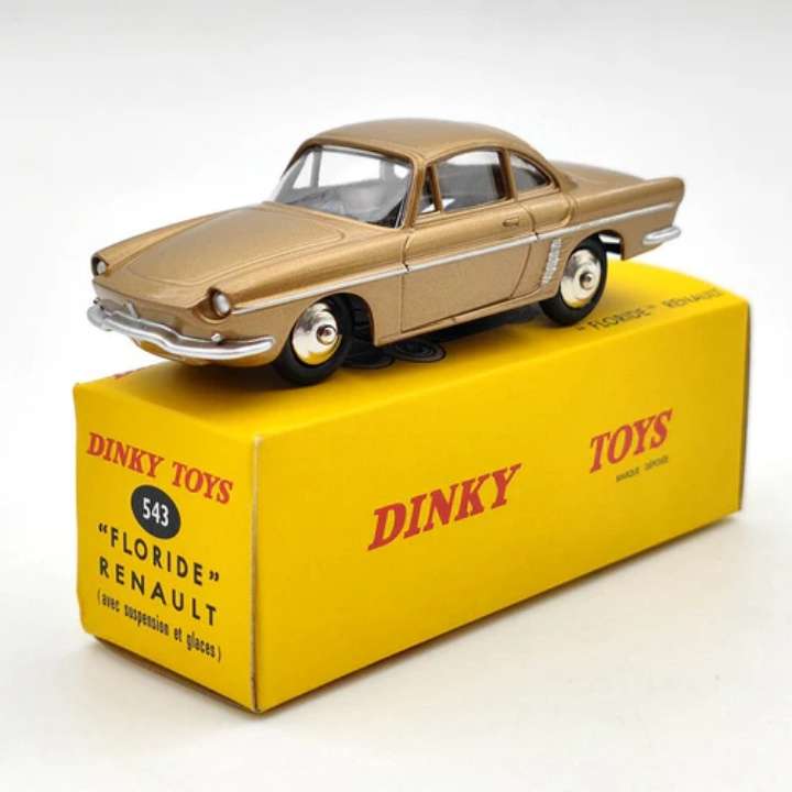 Renault Floride (Caravelle) Coupe 1958/1968 gold 1/43 Dinky (543) NEW+boxed #6108 instant wheels