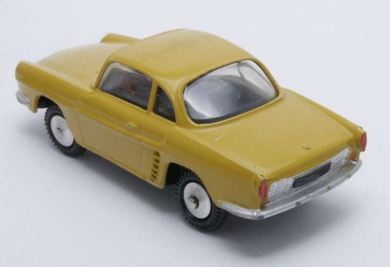 Renault Floride (Caravelle) Coupe 1958/1968 gold 1/43 Dinky (543) NEW+boxed #6108 instant wheels