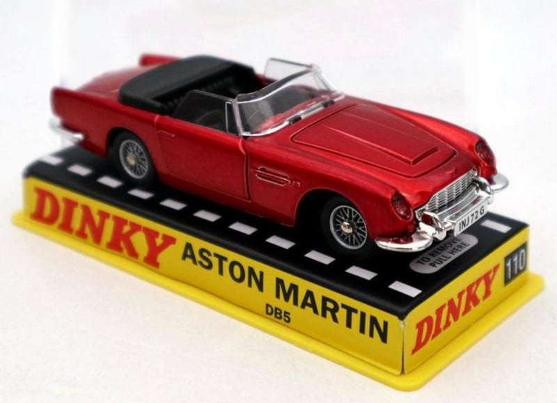 Aston Martin DB5 Vantage Convertible 1965/66 red-met 1/43 Dinky (110) NEW+boxed #6099 instant wheels