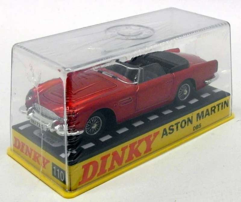 Aston Martin DB5 Vantage Convertible 1965/66 red-met 1/43 Dinky (110) NEW+boxed #6099 instant wheels