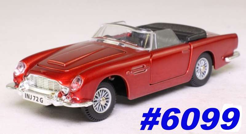 Aston Martin DB5 Vantage Convertible 1965/66 red-met 1/43 Dinky (110) NEW+boxed #6099 instant wheels