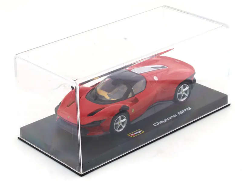 Ferrari Daytona SP3 2021 red/black 1/43 Bburago Signature NEW+boxed #6102 instant wheels