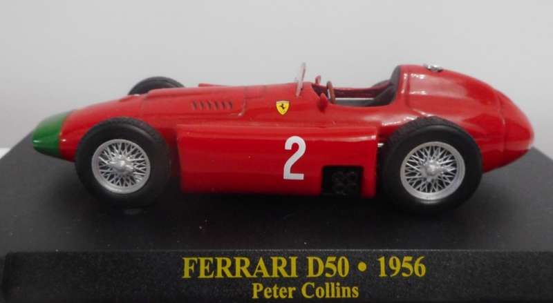 Ferrari D50 F1 #2 1956 Peter Collins 1/43 IXO/Altaya NEWinBlister #6104 instant wheels