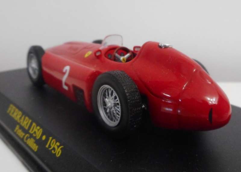 Ferrari D50 F1 #2 1956 Peter Collins 1/43 IXO/Altaya NEWinBlister #6104 instant wheels