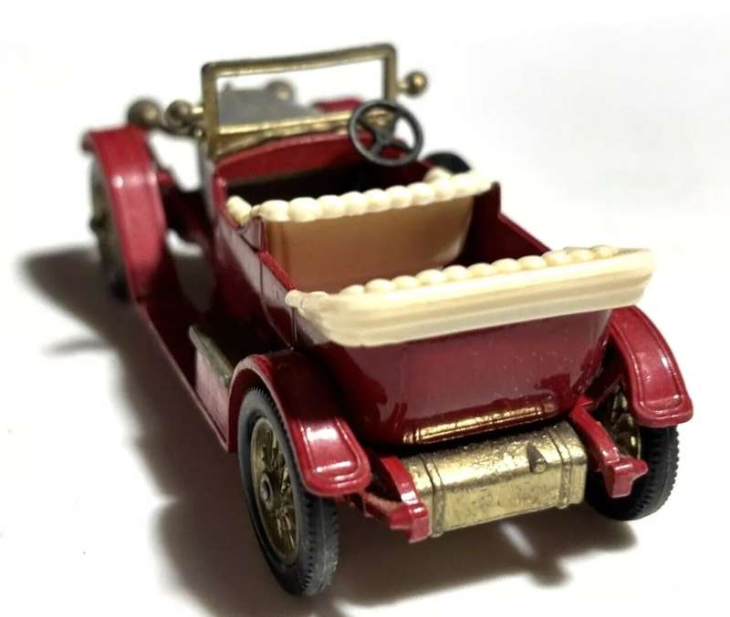 Prince Henry Vauxhall 1914 red/silver 1/43 Matchbox MOY NEW+reblistered #6107 instant wheels